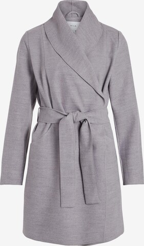 VILA Between-Seasons Coat 'Apple' in Grey: front