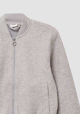 s.Oliver Sweat jacket in Grey