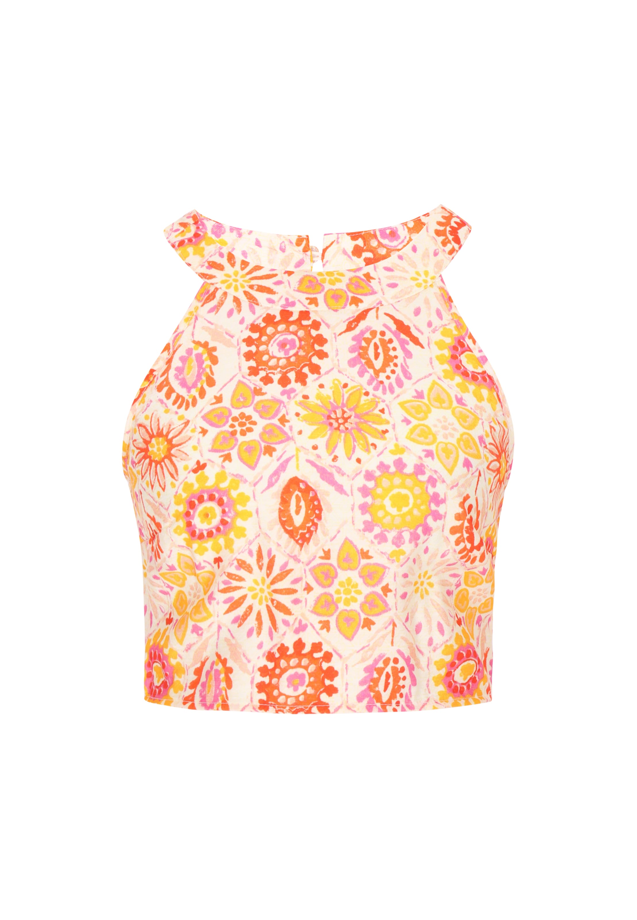 IZIA Top 'Festival' in Oranje: voorkant