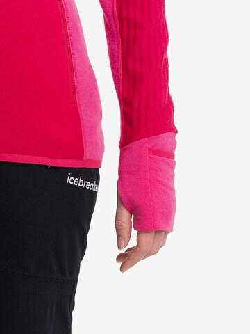 ICEBREAKER Sportsweatshirt 'W Descender' in Pink