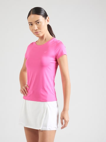 4F Λειτουργικό μπλουζάκι σε ροζ: μπροστά