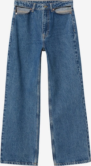 Jeans MANGO pe albastru denim, Vizualizare produs