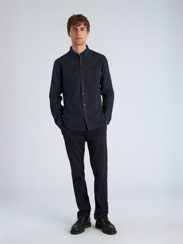 Coupe regular Chemise Lindbergh en bleu