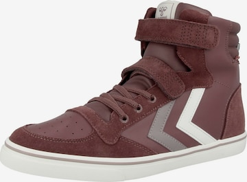 Hummel Sneakers in Rood: voorkant