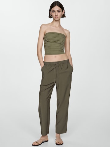 Loosefit Pantalon 'FLUIDO' MANGO en vert
