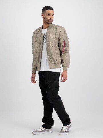 ALPHA INDUSTRIES Přechodná bunda 'Ma-1' – béžová