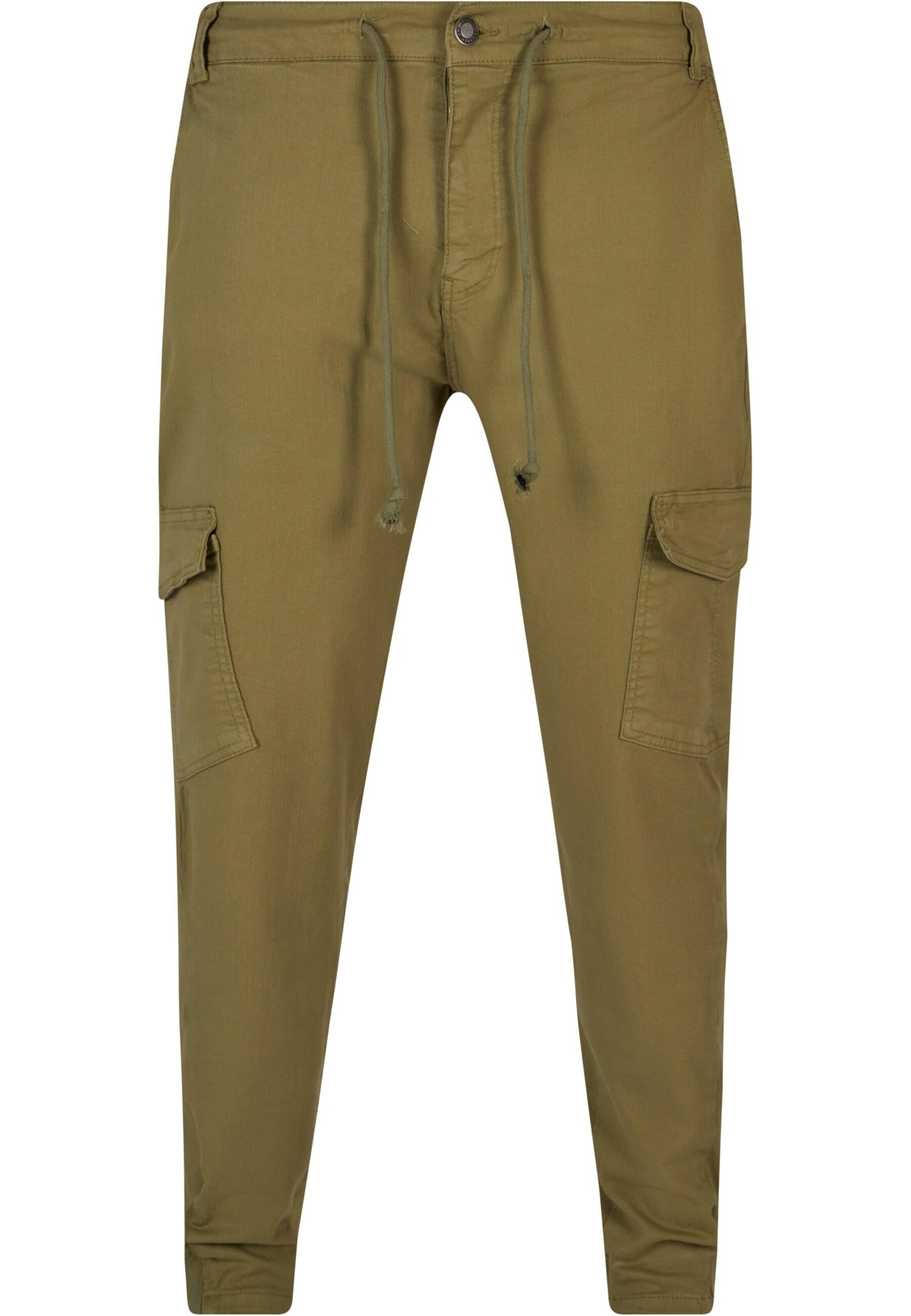 Pantaloni cargo 'Aramis' di 2Y Premium in verde: frontale
