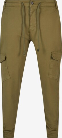 2Y Premium Tapered Cargo Pants 'Aramis' in Green: front