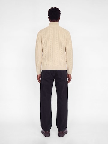 Jack & Jones Premium Sweater 'JPRBLucallun' in Beige