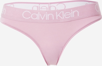 Calvin Klein Underwear String bugyik - rózsaszín: elől