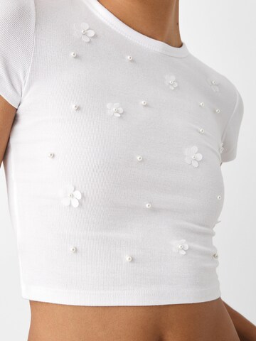 Bershka Shirts i hvid