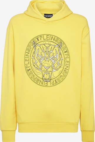 Sweat-shirt 'Tiger' Plein Sport en jaune : devant
