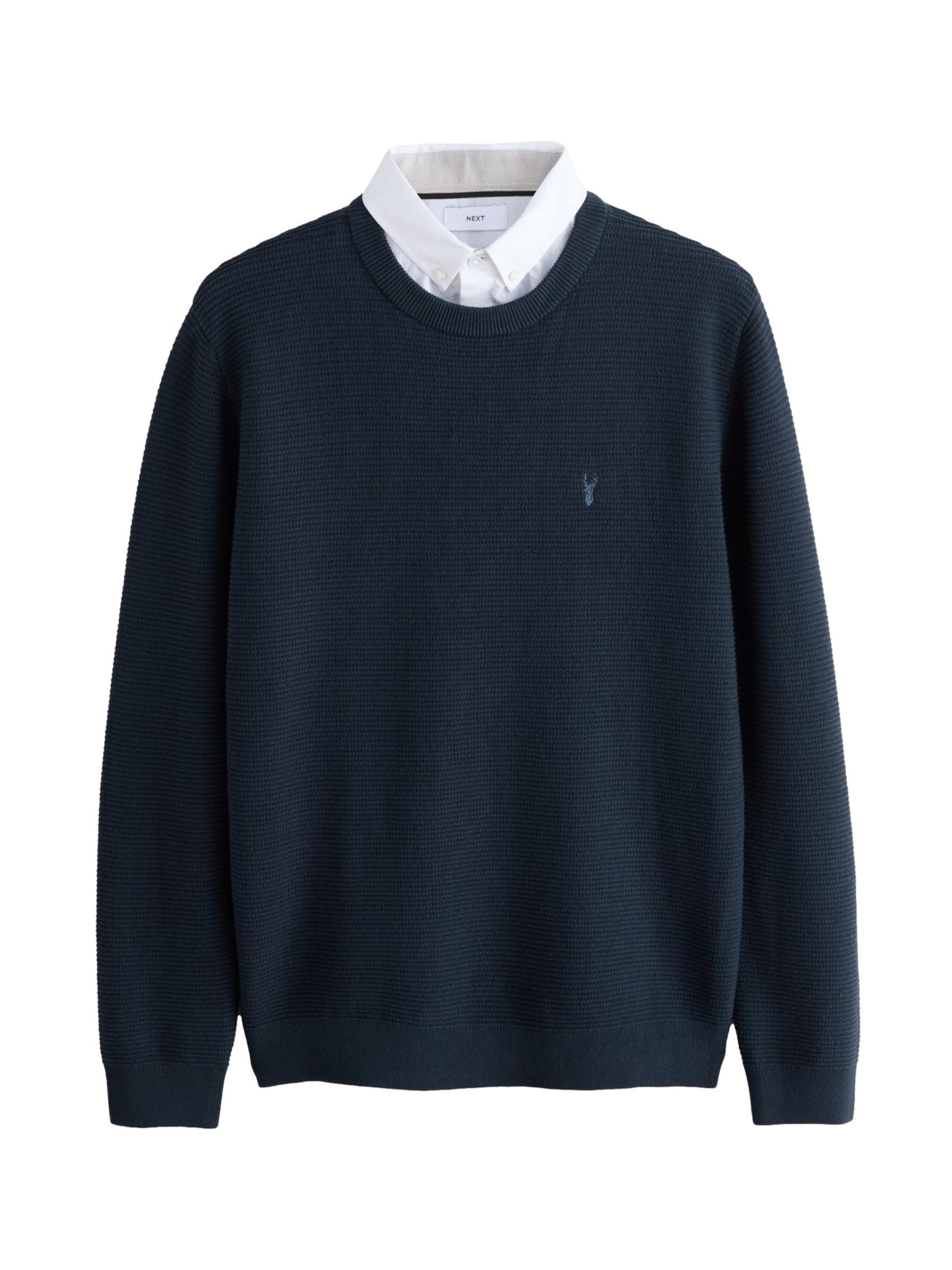 Pulover de la Next pe albastru: față