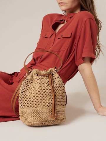 Deeluxe Buideltas 'Axi' in Beige: voorkant