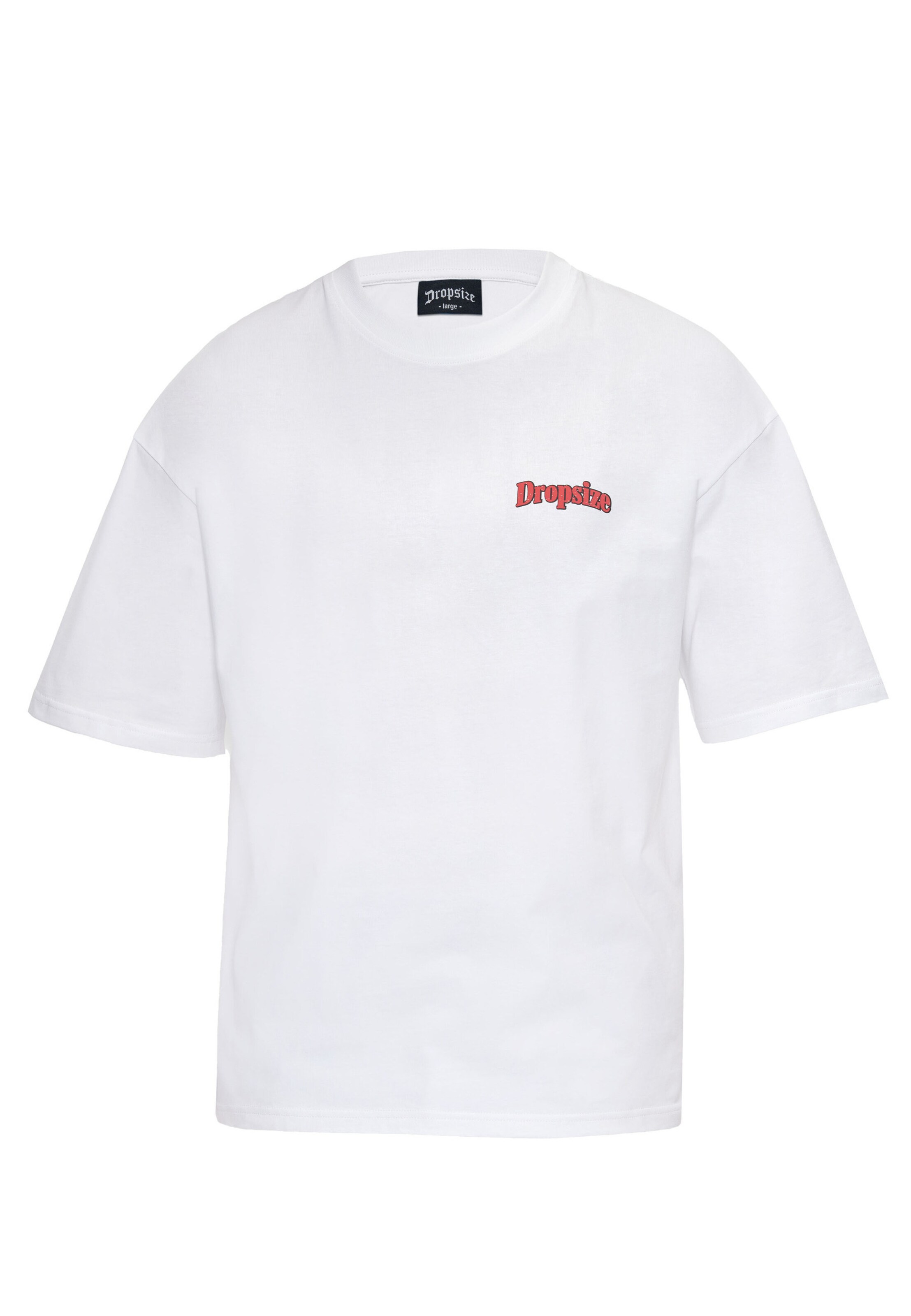 Maglietta di Dropsize in bianco: frontale