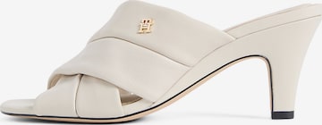 Mule TOMMY HILFIGER en blanc : devant