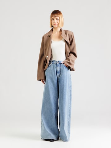 Weekend Max Mara Szeroka nogawka Jeansy 'ZATTERA' w kolorze niebieski