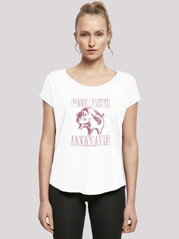 T-shirt 'Pink Floyd Animals' F4NT4STIC en blanc : devant
