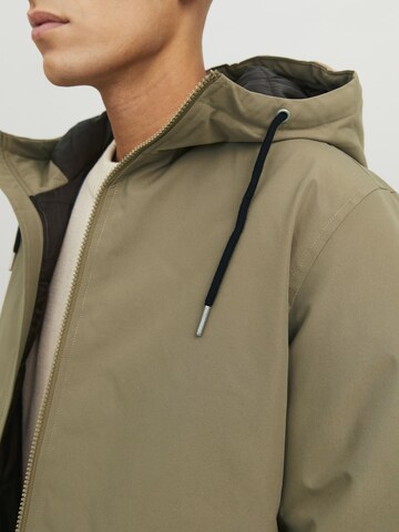 JACK & JONES Between-Seasons Parka 'Loop' in Green