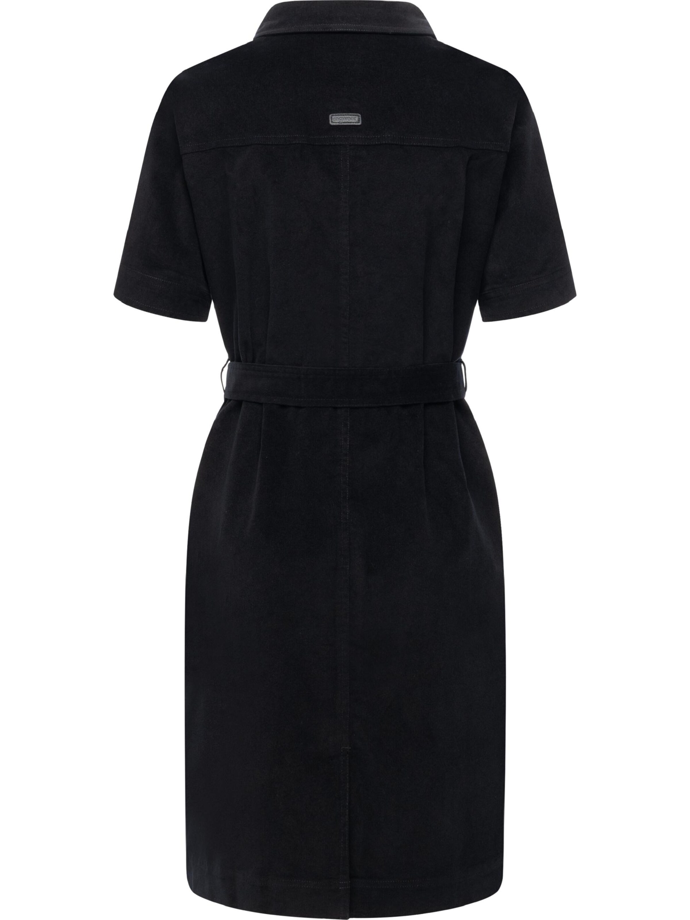 Ragwear Shirt dress 'Youmodo' in Black