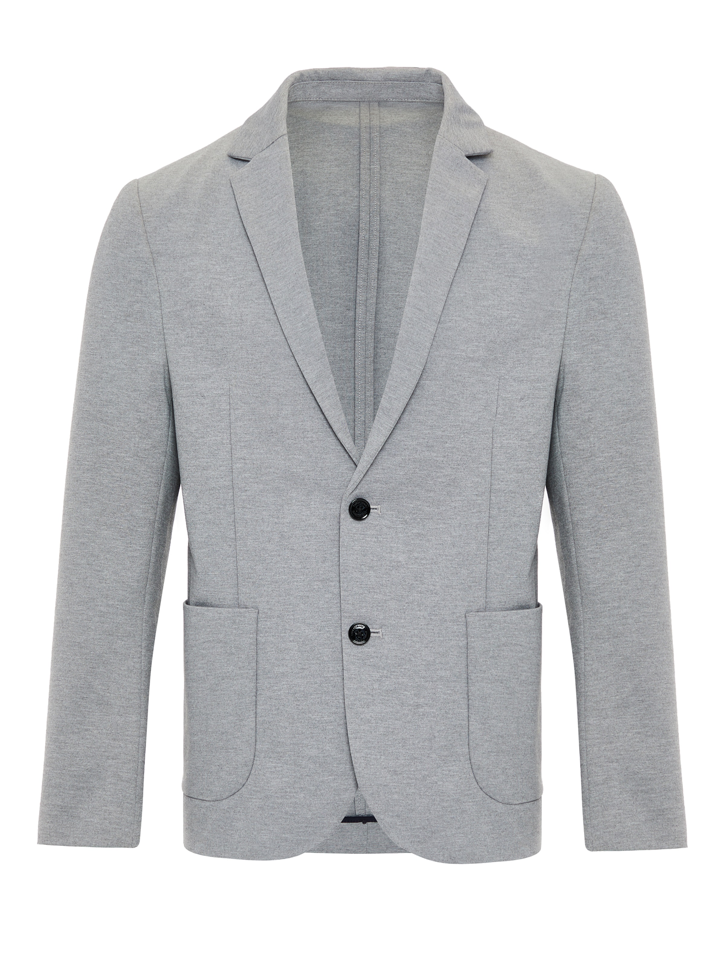 Threadbare Regular Fit Sakko 'Martini' in Grau: Vorderseite
