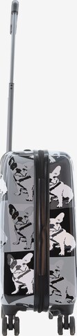 Saxoline Blue Suitcase in Black