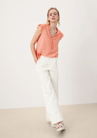 QS Bluse in Orange