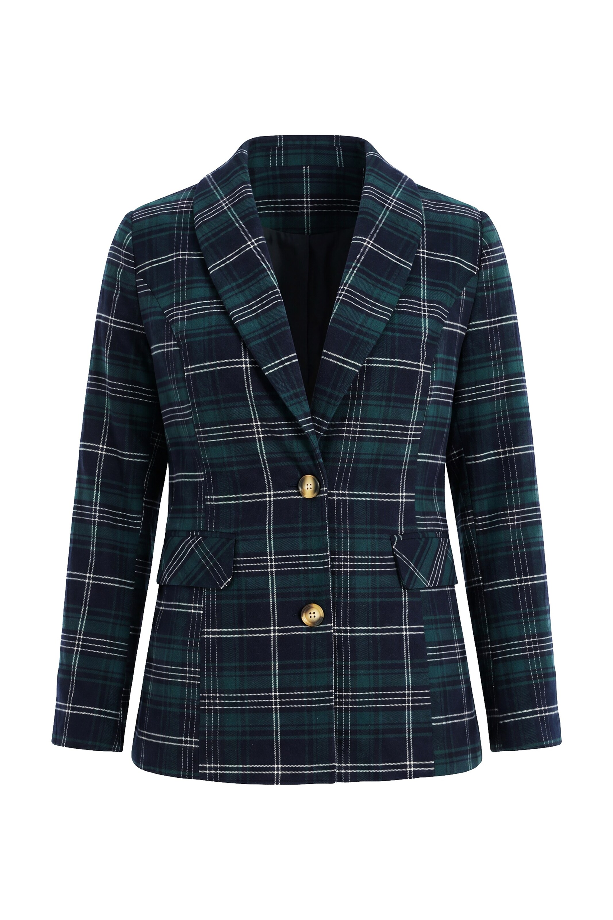 Ulla Popken Blazer in Mischfarben: Vorderseite