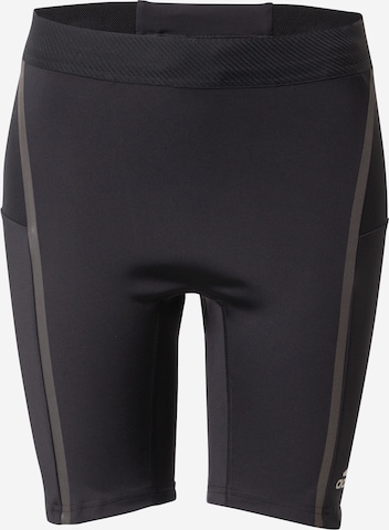 ADIDAS PERFORMANCE Skinny Workout Pants 'Saturday' in Black: front