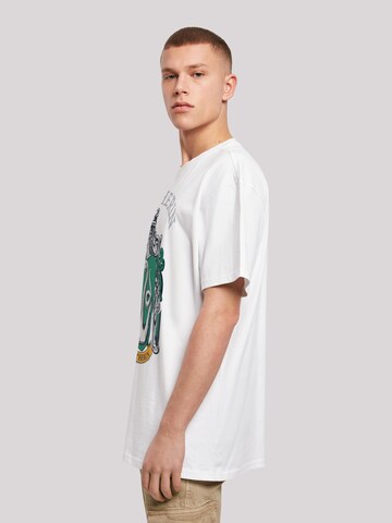 F4NT4STIC Shirt 'Harry Potter Slytherin' in Wit