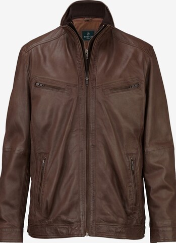 Boston Park Between-Season Jacket in Brown: front