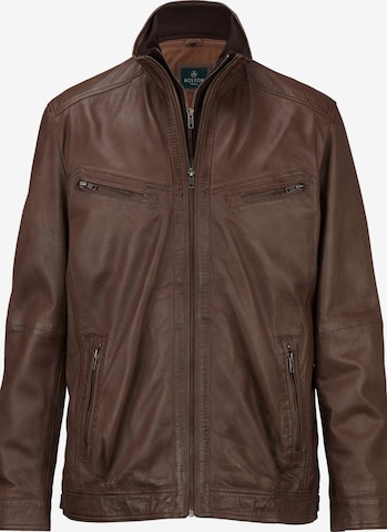 Boston Park Between-Season Jacket in Brown: front