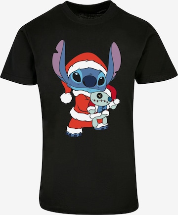 ABSOLUTE CULT Shirt 'Lilo And Stitch' in Zwart: voorkant