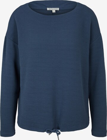 TOM TAILOR Sweatshirt in Blau: predná strana