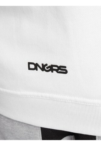 Sweat-shirt Dangerous DNGRS en blanc