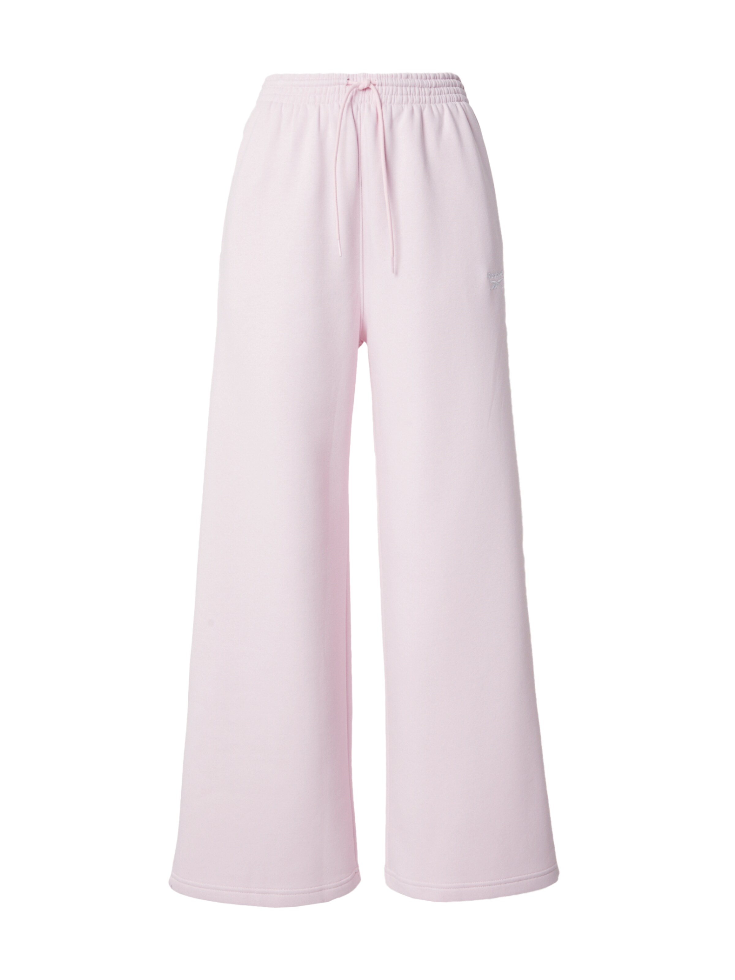 Reebok Широки крачоли Спортен панталон 'Identity' в лилав: отпред