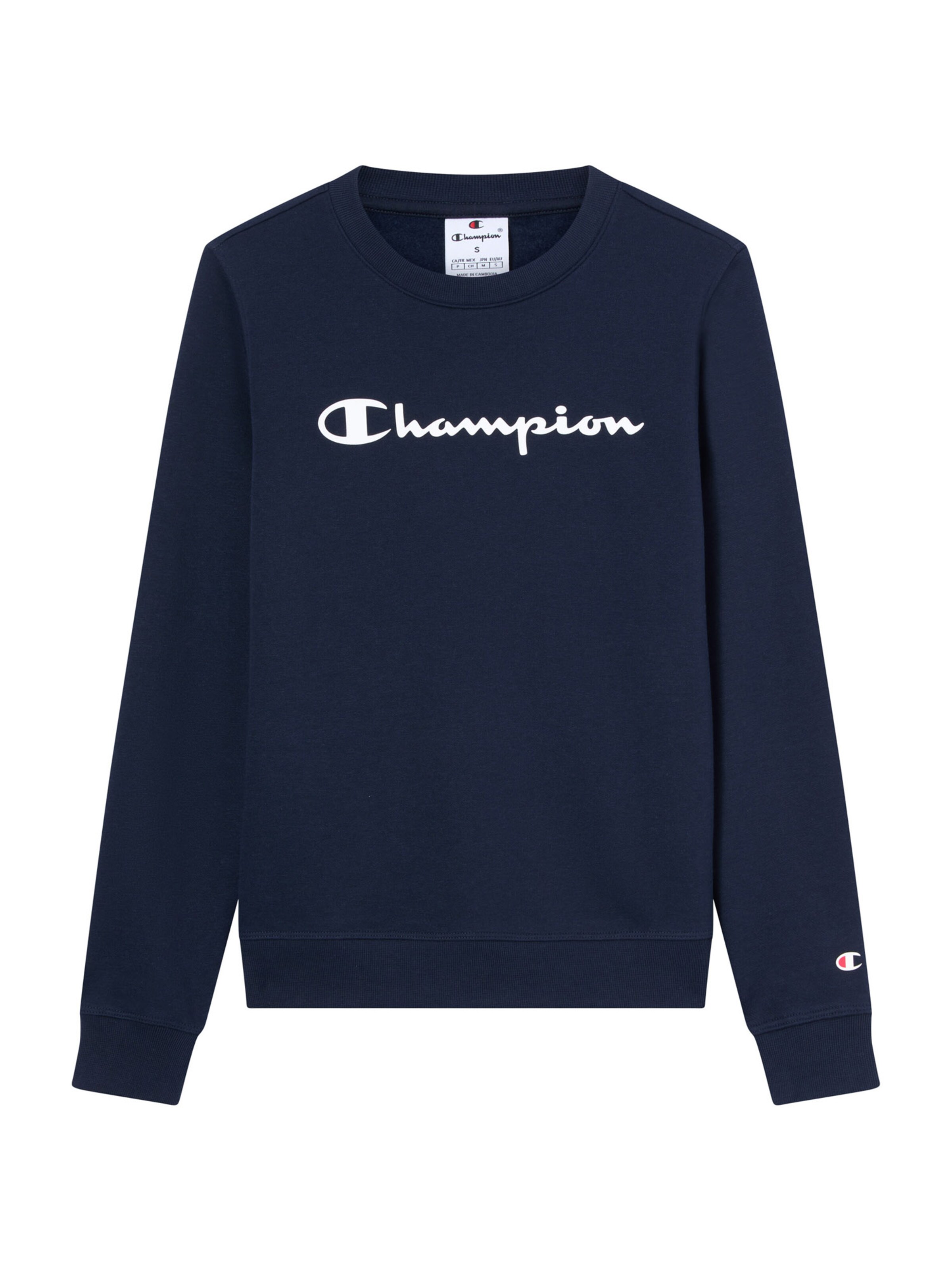 Champion Authentic Athletic Apparel Mikina - Modrá: predná strana