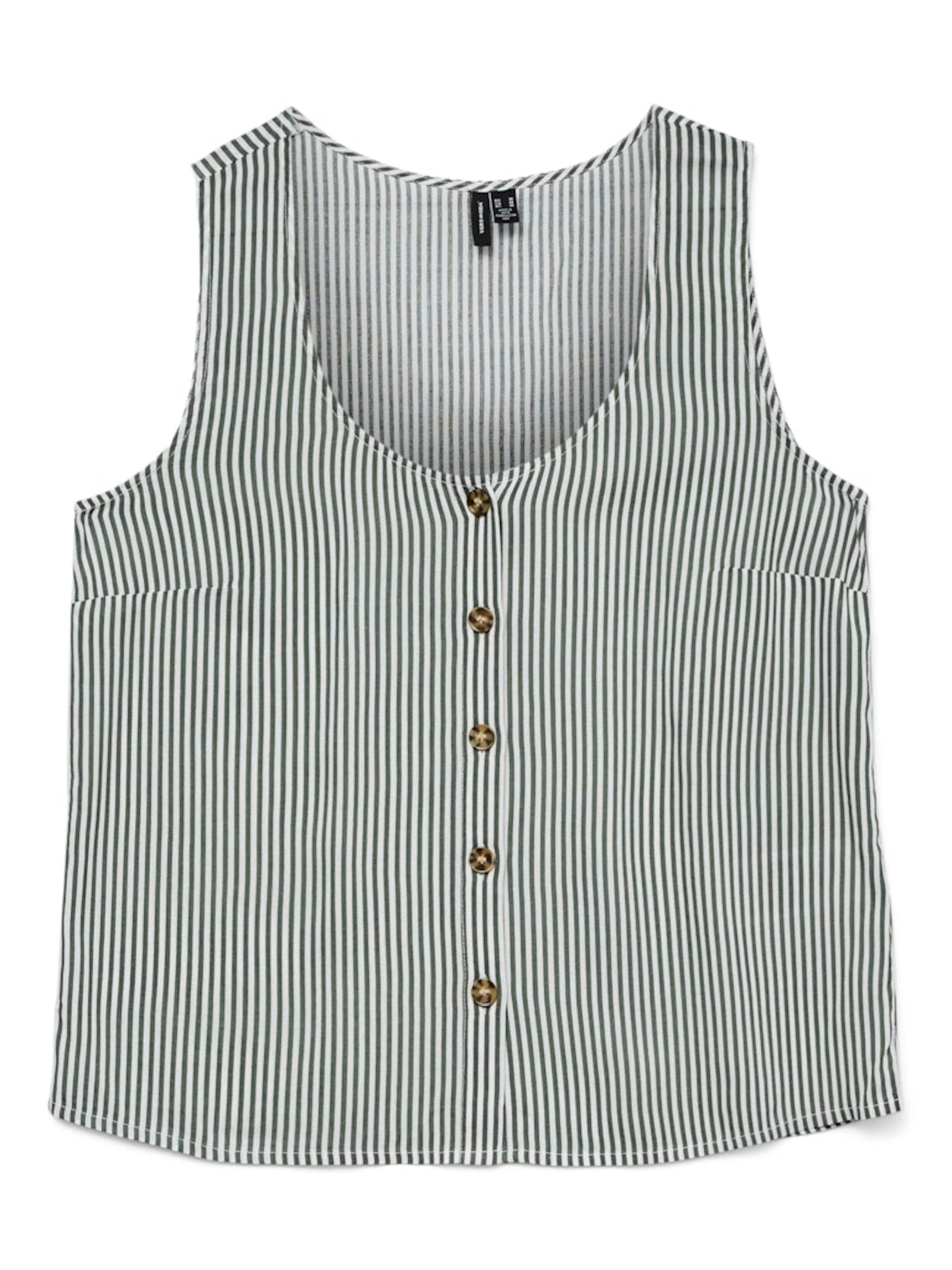 VERO MODA - Blusa 'VMBumpy' em verde: frente