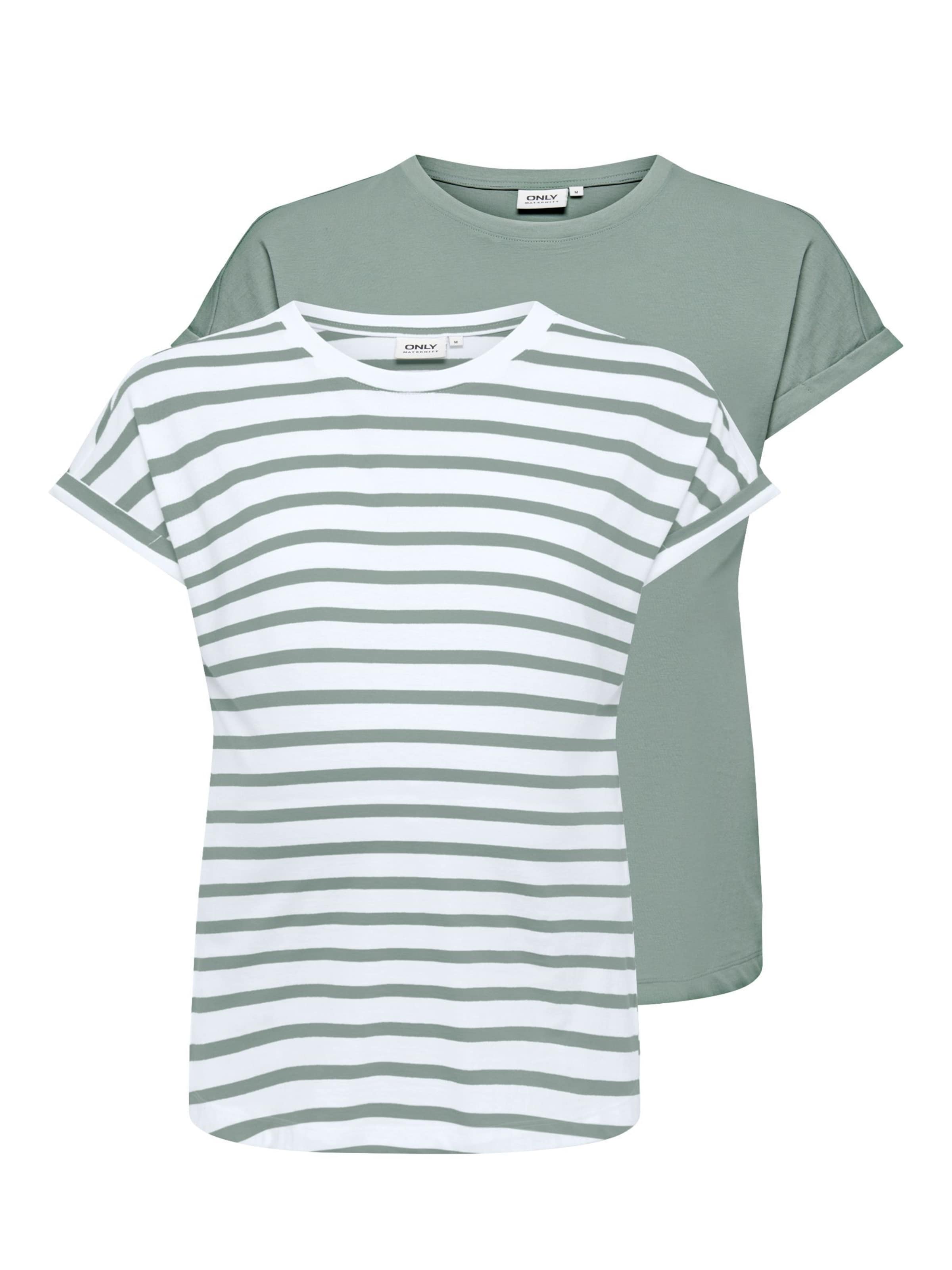 Maglietta 'ONLHappy' di Only Tall in verde: frontale