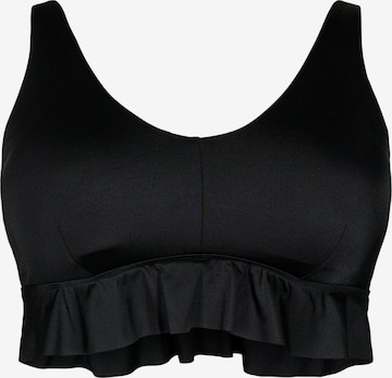 Swim by Zizzi - Bustier Top de bikini 'SENYA' en negro: frente