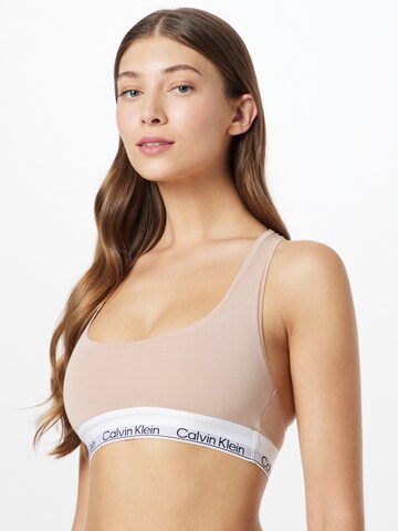 Calvin Klein Underwear Bustier BH in Beige: predná strana