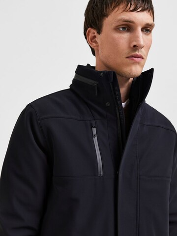 SELECTED HOMME Outdoorjacke in Schwarz