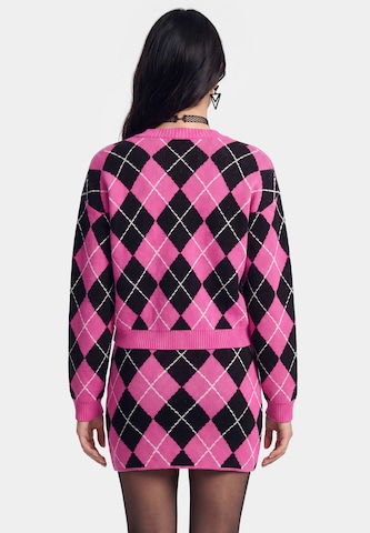 myMo ROCKS Knit Cardigan in Pink