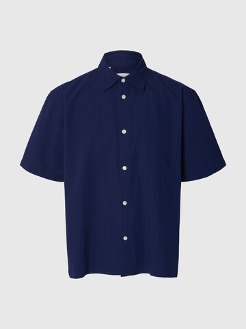 Fit confort Chemise SELECTED en bleu