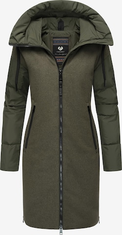 Manteau d’hiver 'Jumana' Ragwear en vert : devant