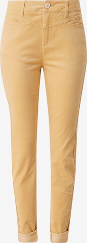 Regular Pantalon s.Oliver en jaune : devant