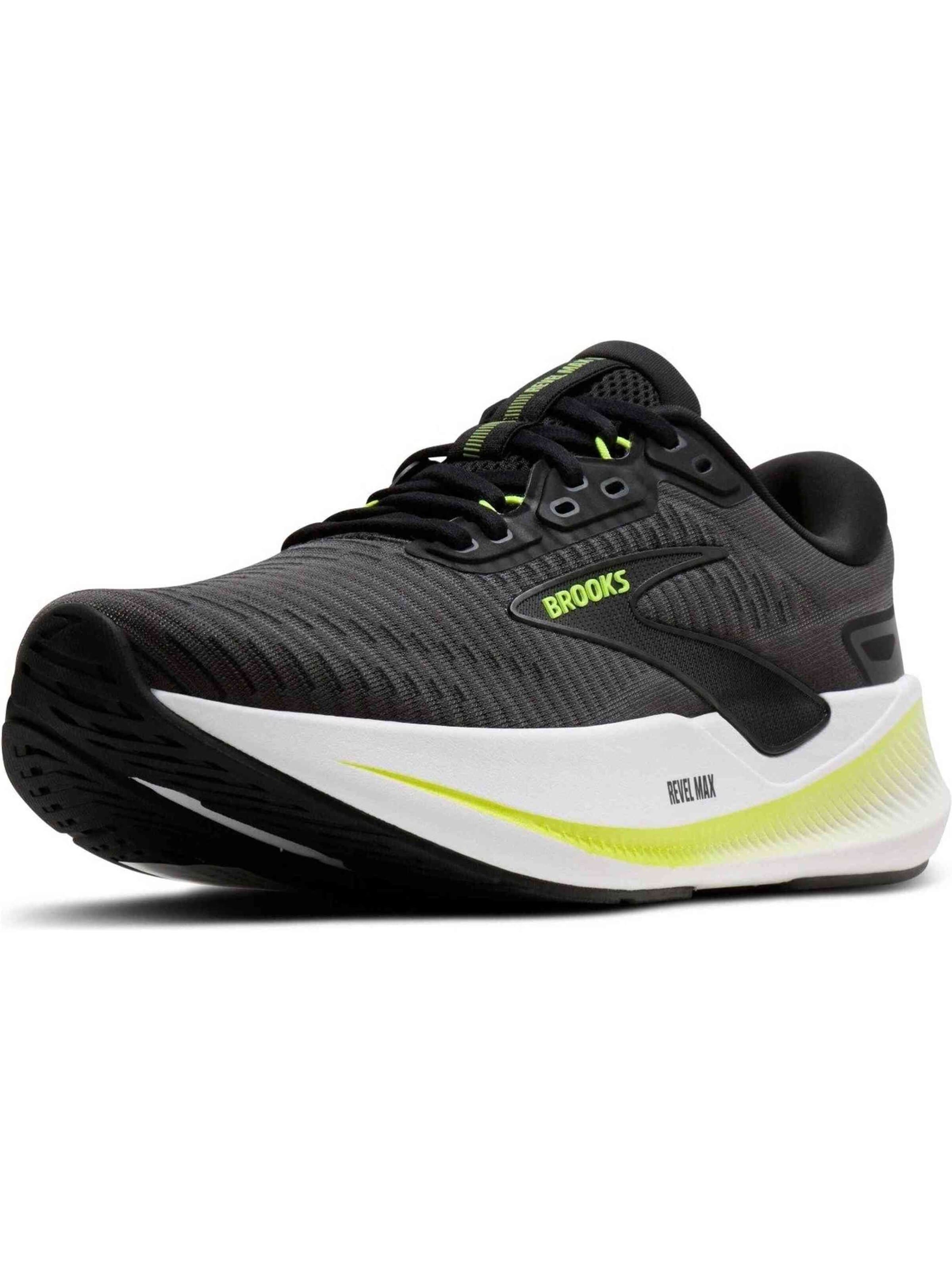Scarpa da corsa '1104821D049' di BROOKS in nero: frontale