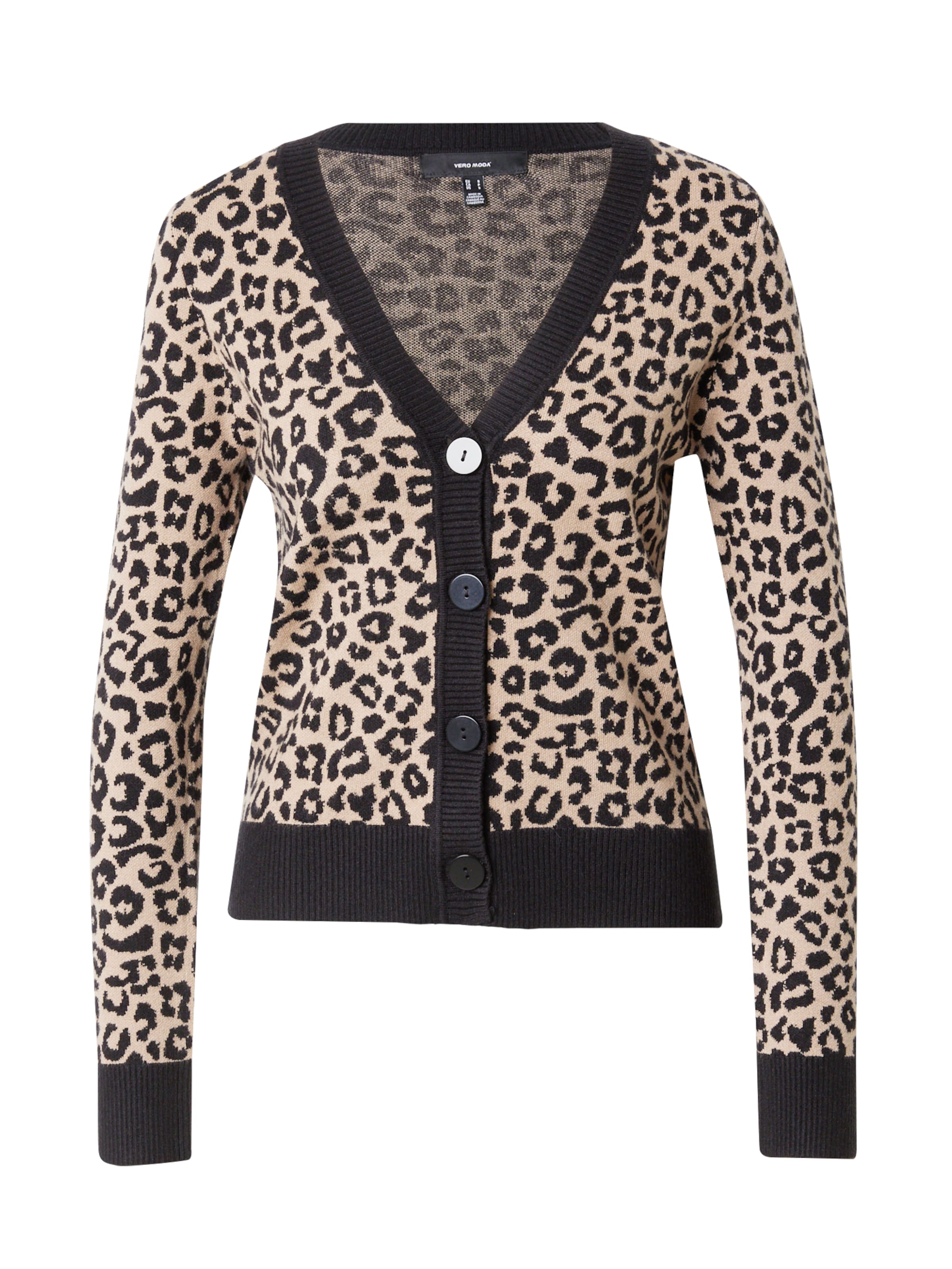 VERO MODA Вязаная кофта 'VMARIA' в Коричневый: спереди