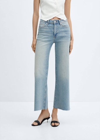 MANGO Wide leg Jeans 'Sharon' in Blauw: voorkant