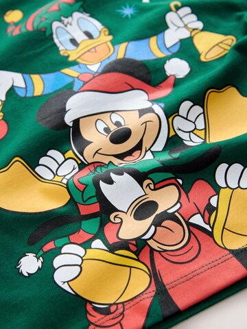 Next Shirt 'Mickey Mouse' in Green